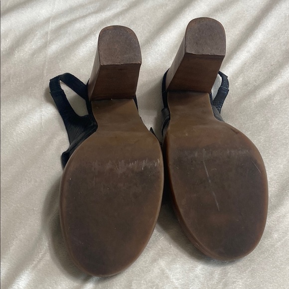 Dr. Sholl’s Leather Black Mary Jane Platform Heels size 8M - Picture 9 of 15